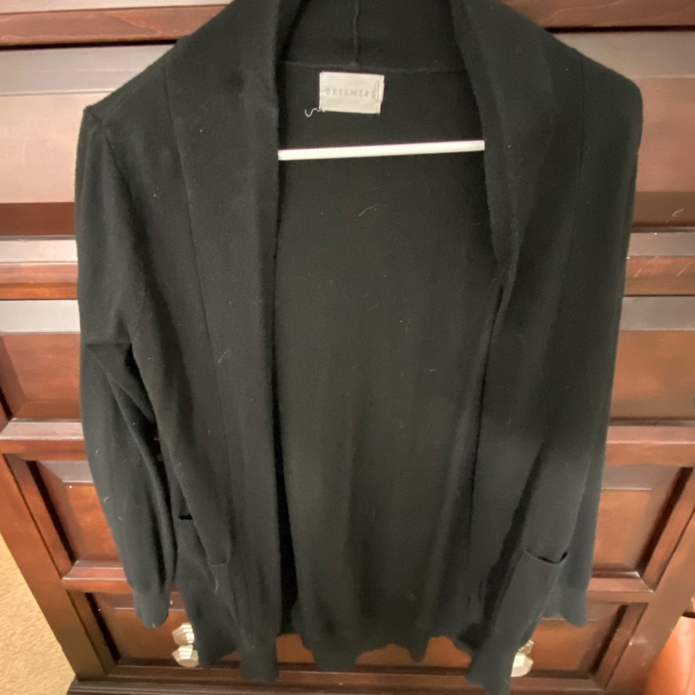 Soft Black Cartigan